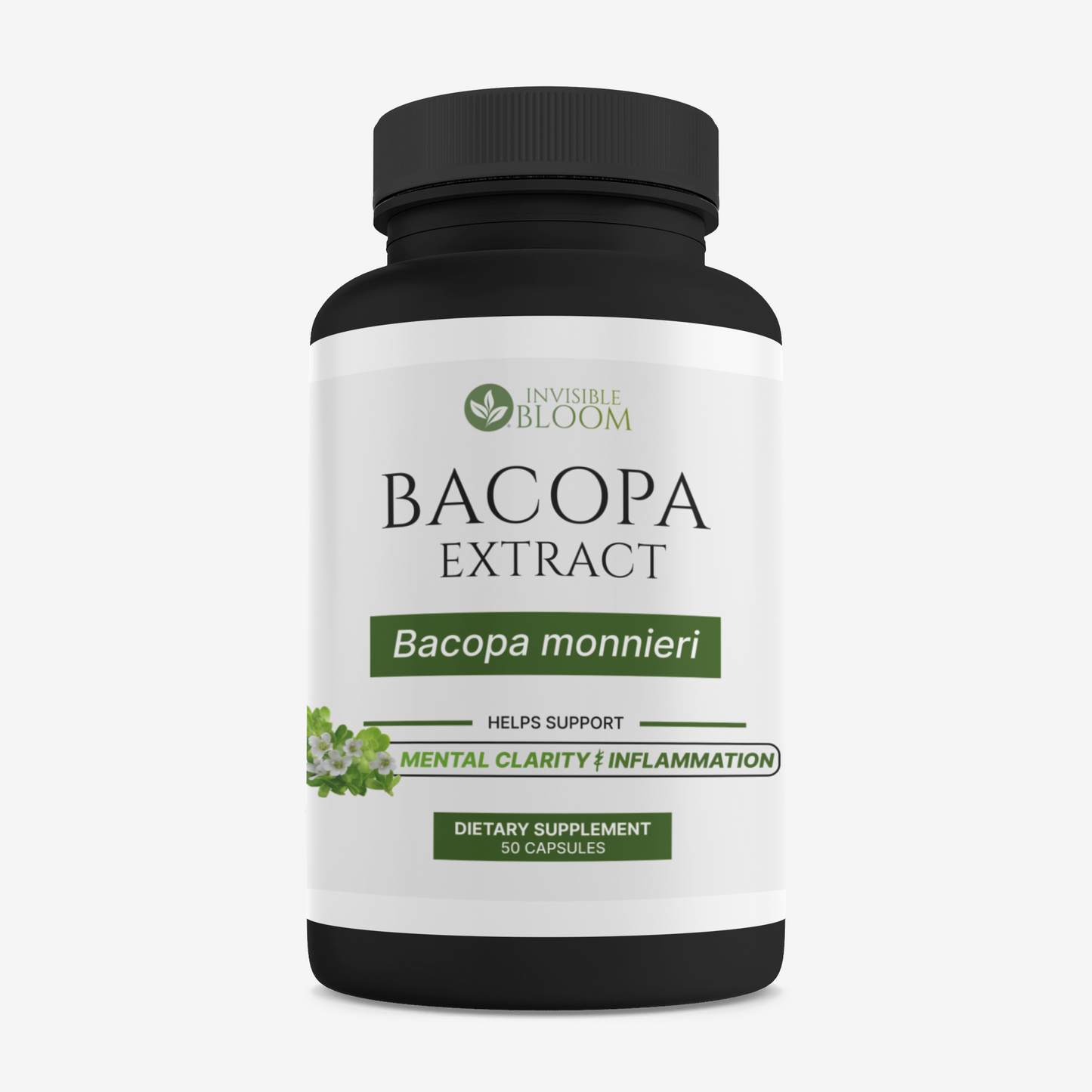 Bacopa Monnieri | Potent 28:1 Extract | Whole Herb | Manufactured in USA